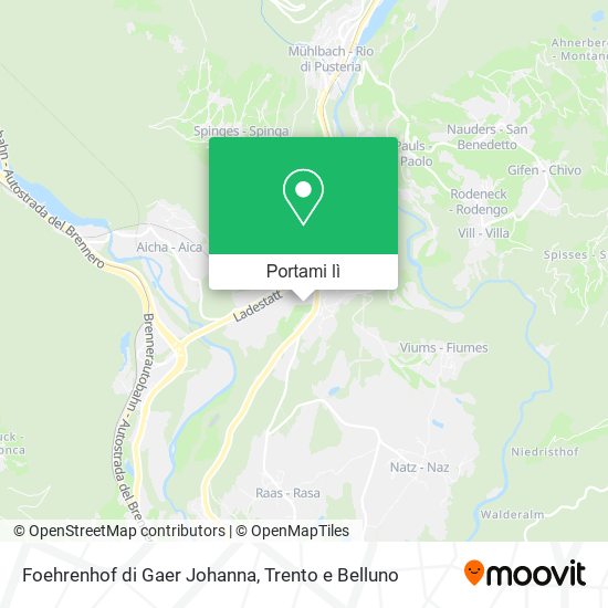 Mappa Foehrenhof di Gaer Johanna