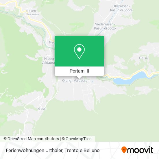 Mappa Ferienwohnungen Urthaler