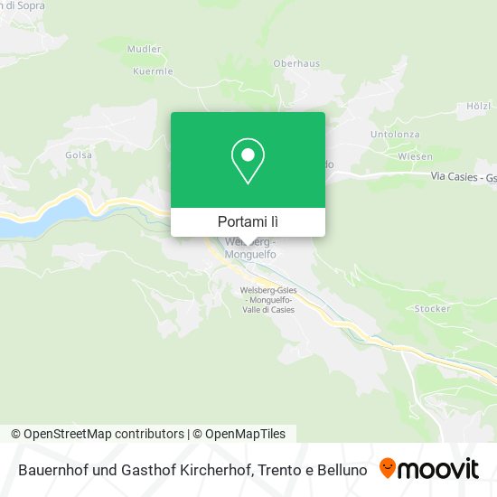 Mappa Bauernhof und Gasthof Kircherhof
