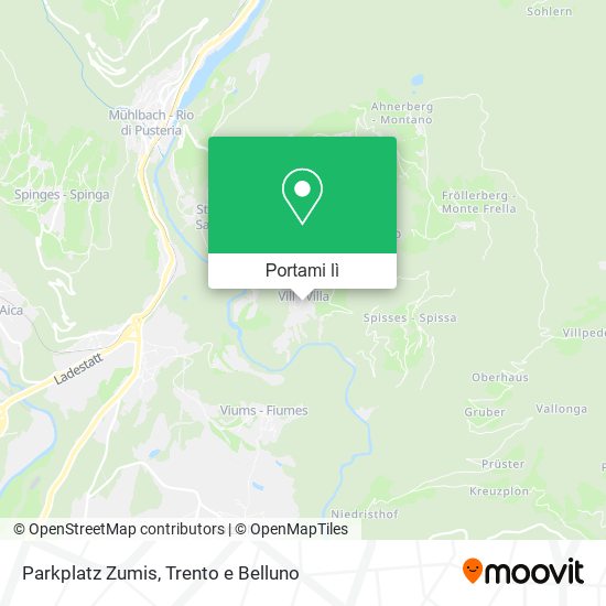 Mappa Parkplatz Zumis