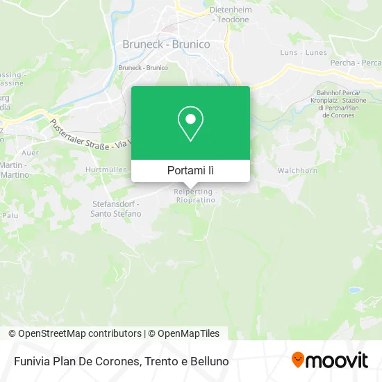 Mappa Funivia Plan De Corones