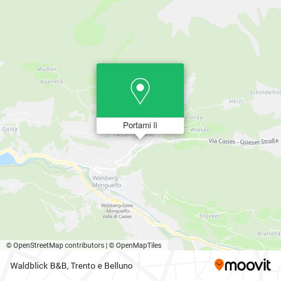 Mappa Waldblick B&B