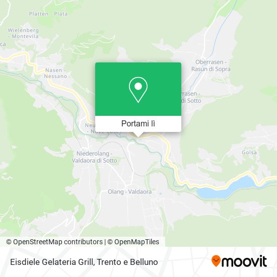 Mappa Eisdiele Gelateria Grill