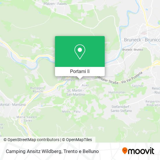 Mappa Camping Ansitz Wildberg