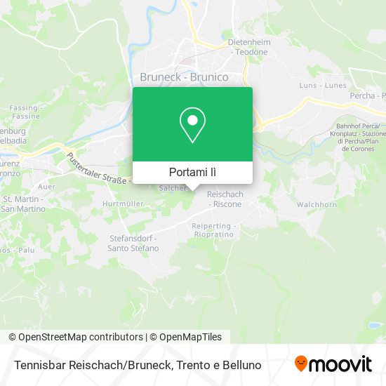 Mappa Tennisbar Reischach/Bruneck