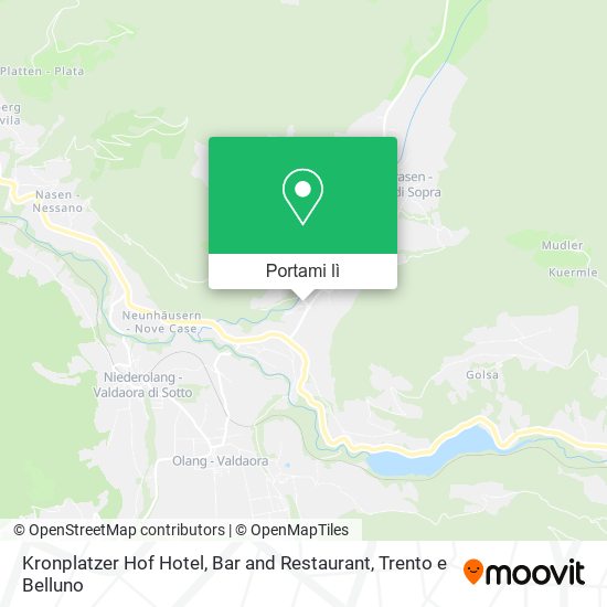 Mappa Kronplatzer Hof Hotel, Bar and Restaurant