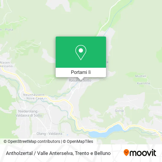 Mappa Antholzertal / Valle Anterselva