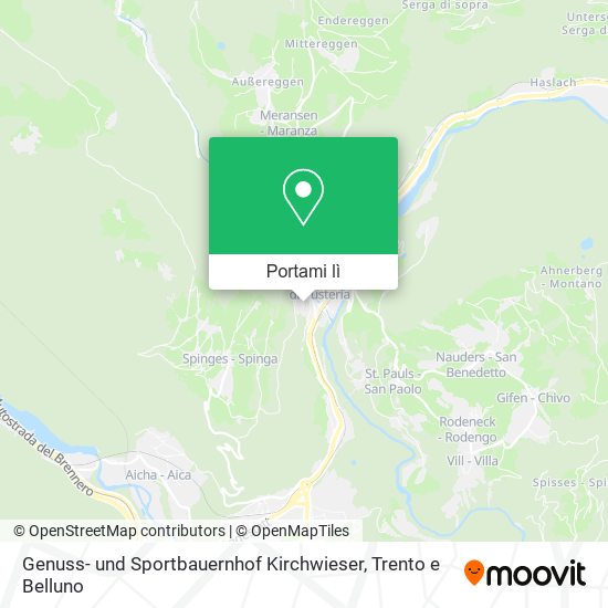 Mappa Genuss- und Sportbauernhof Kirchwieser