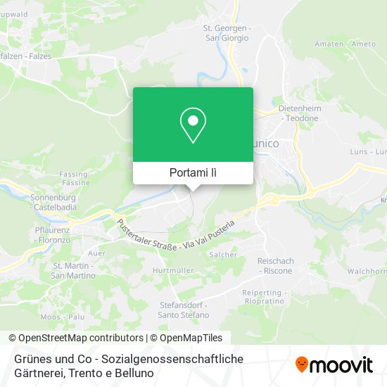 Mappa Grünes und Co - Sozialgenossenschaftliche Gärtnerei