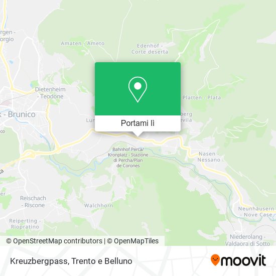 Mappa Kreuzbergpass