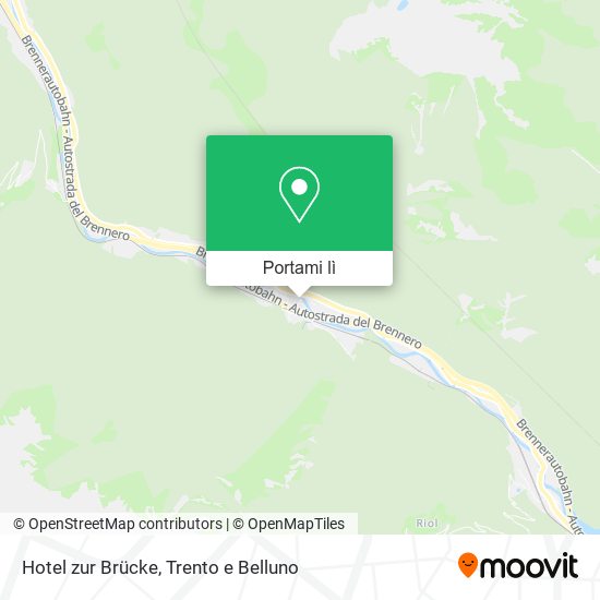Mappa Hotel zur Brücke