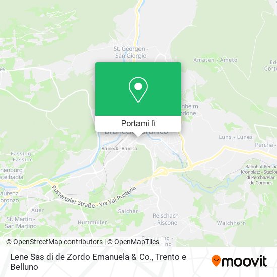 Mappa Lene Sas di de Zordo Emanuela & Co.