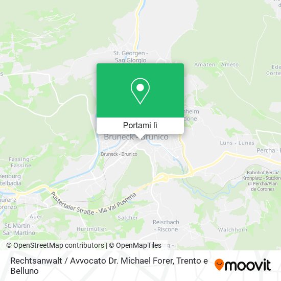 Mappa Rechtsanwalt / Avvocato Dr. Michael Forer