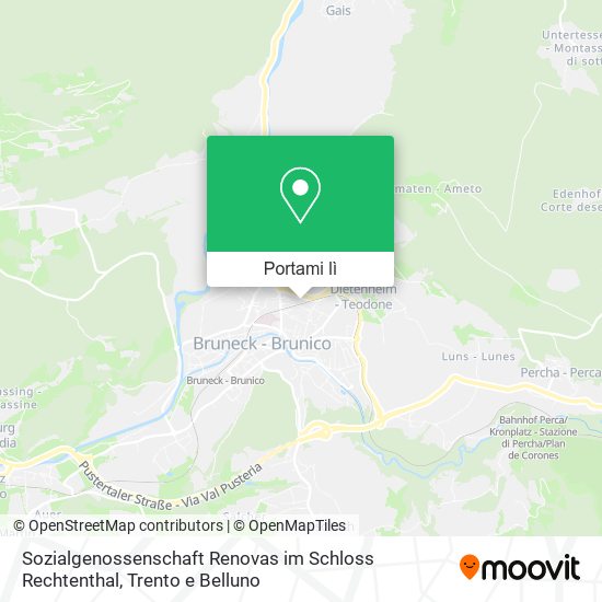 Mappa Sozialgenossenschaft Renovas im Schloss Rechtenthal