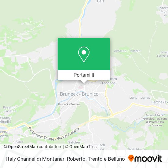 Mappa Italy Channel di Montanari Roberto