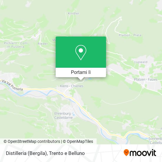 Mappa Distilleria (Bergila)