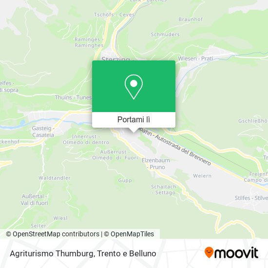Mappa Agriturismo Thumburg
