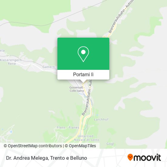 Mappa Dr. Andrea Melega