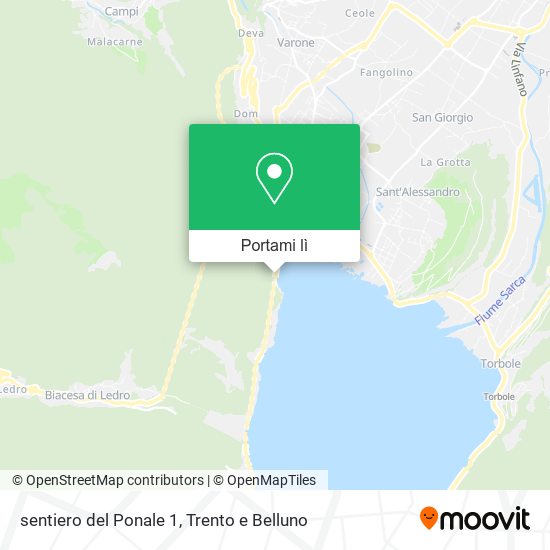 Mappa sentiero del Ponale  1