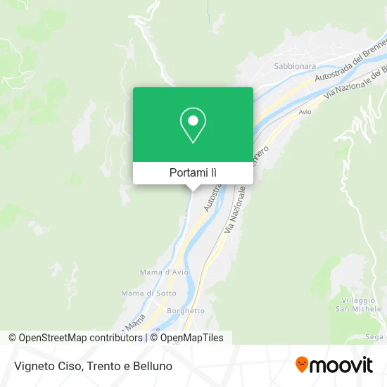 Mappa Vigneto Ciso