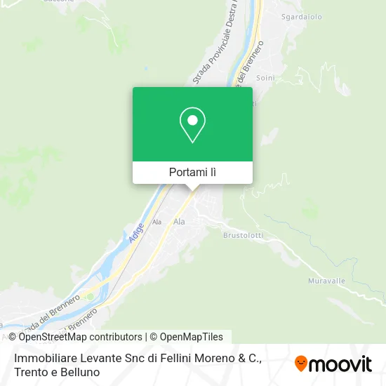 Mappa Immobiliare Levante Snc di Fellini Moreno & C.