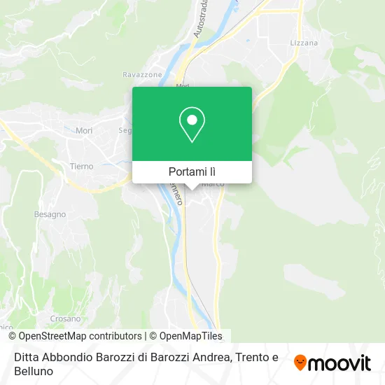 Mappa Ditta Abbondio Barozzi di Barozzi Andrea
