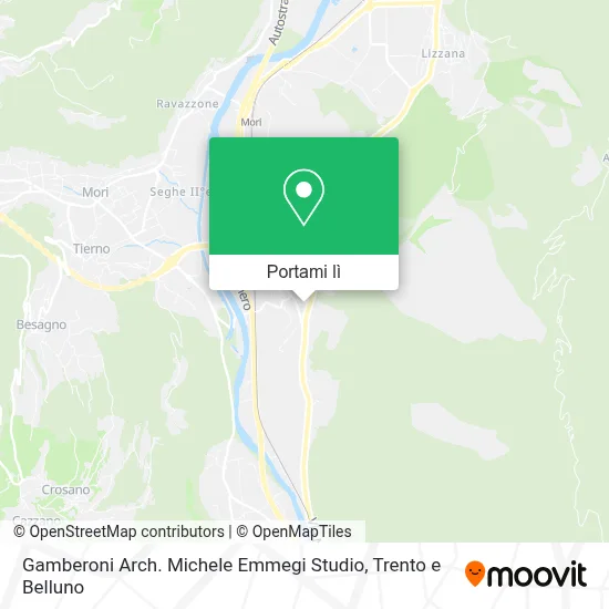 Mappa Gamberoni Arch. Michele Emmegi Studio