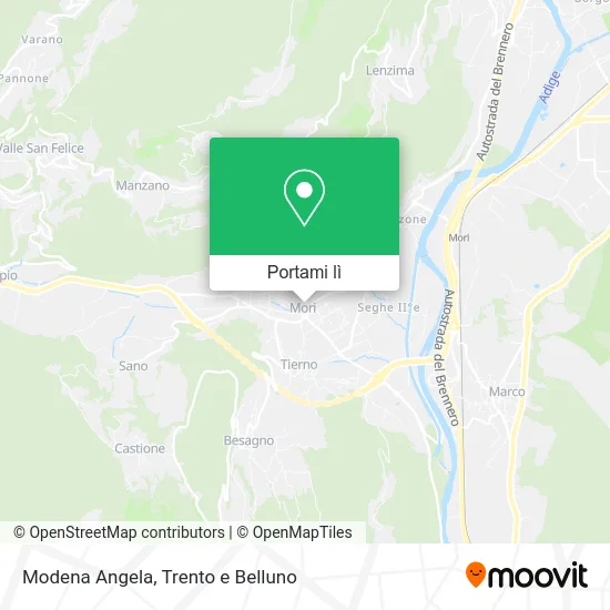 Mappa Modena Angela