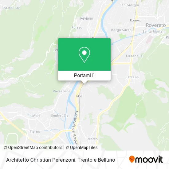 Mappa Architetto Christian Perenzoni