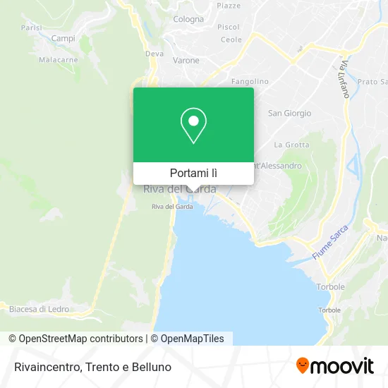 Mappa Rivaincentro