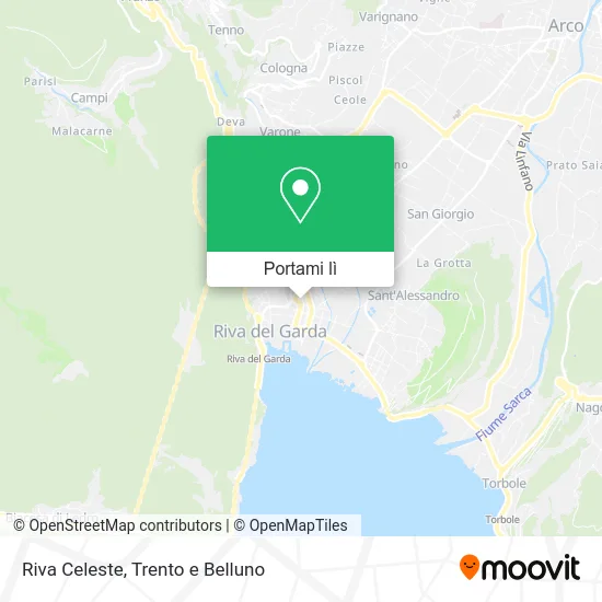 Mappa Riva Celeste