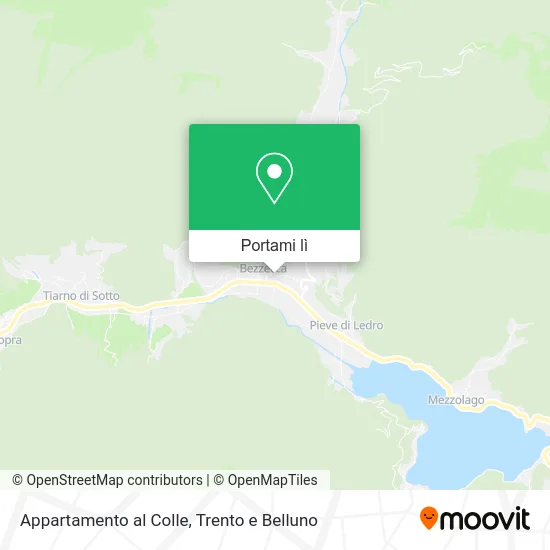 Mappa Appartamento al Colle