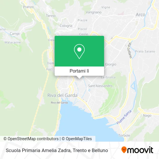 Mappa Scuola Primaria Amelia Zadra