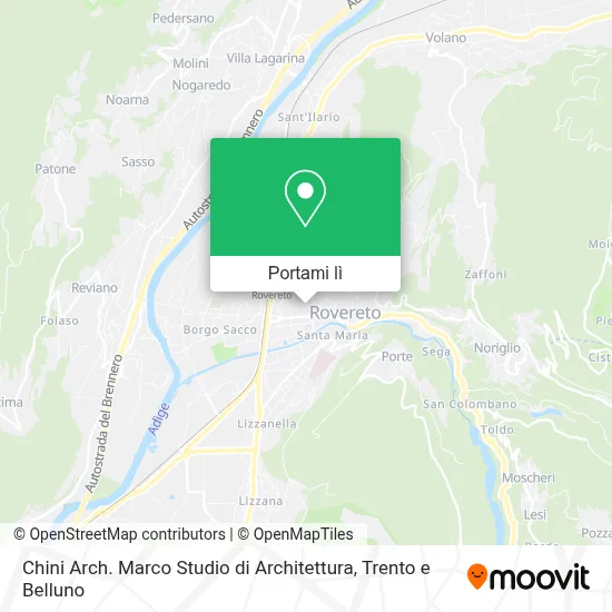 Mappa Chini Arch. Marco Studio di Architettura