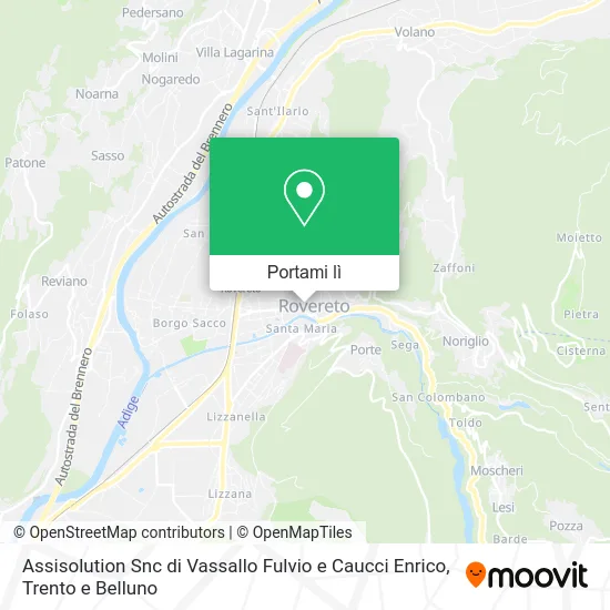 Mappa Assisolution Snc di Vassallo Fulvio e Caucci Enrico