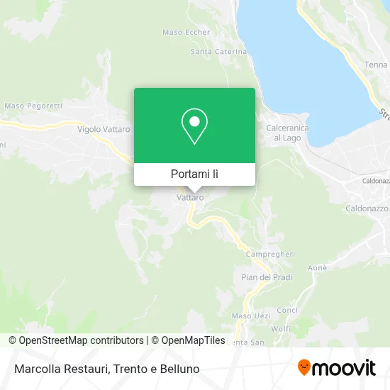 Mappa Marcolla Restauri