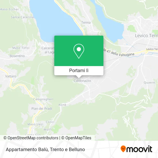 Mappa Appartamento Balù