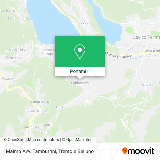 Mappa Maimo Avv. Tamburrini