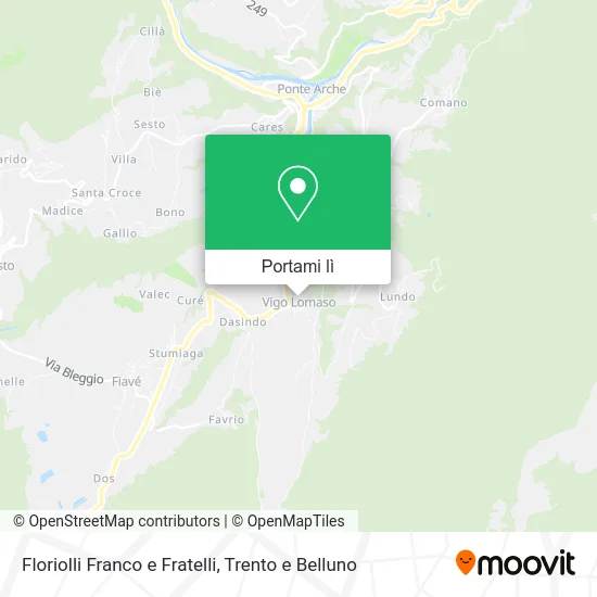 Mappa Floriolli Franco e Fratelli