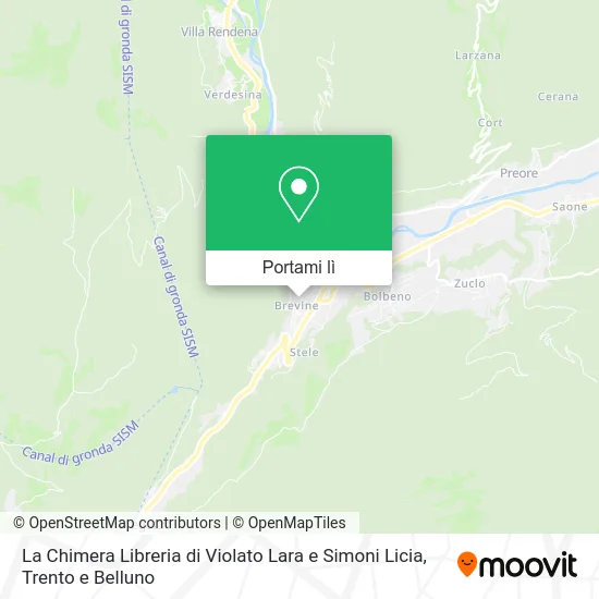 Mappa La Chimera Libreria di Violato Lara e Simoni Licia