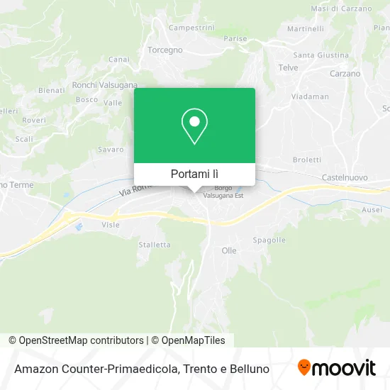 Mappa Amazon Counter-Primaedicola