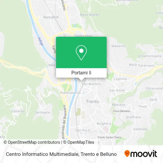 Mappa Centro Informatico Multimediale