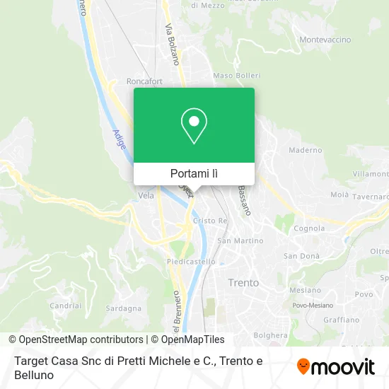 Mappa Target Casa Snc di Pretti Michele e C.