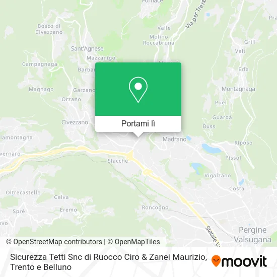 Mappa Sicurezza Tetti Snc di Ruocco Ciro & Zanei Maurizio
