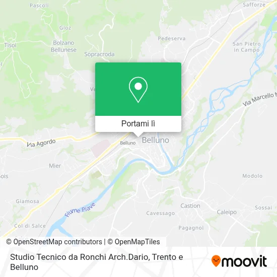 Mappa Studio Tecnico da Ronchi Arch.Dario