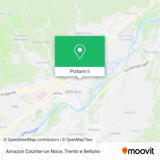 Mappa Amazon Counter-un Noce