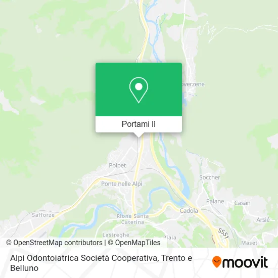 Mappa Alpi Odontoiatrica Società Cooperativa