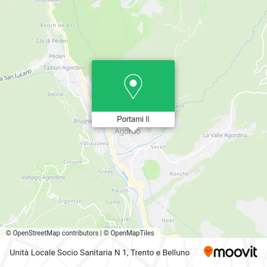 Mappa Unità Locale Socio Sanitaria N 1