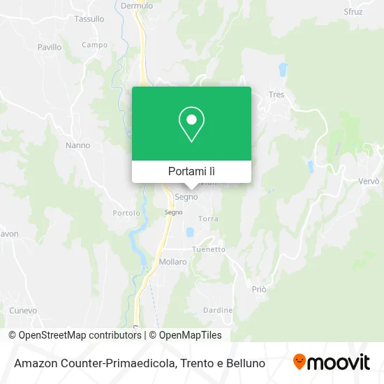 Mappa Amazon Counter-Primaedicola