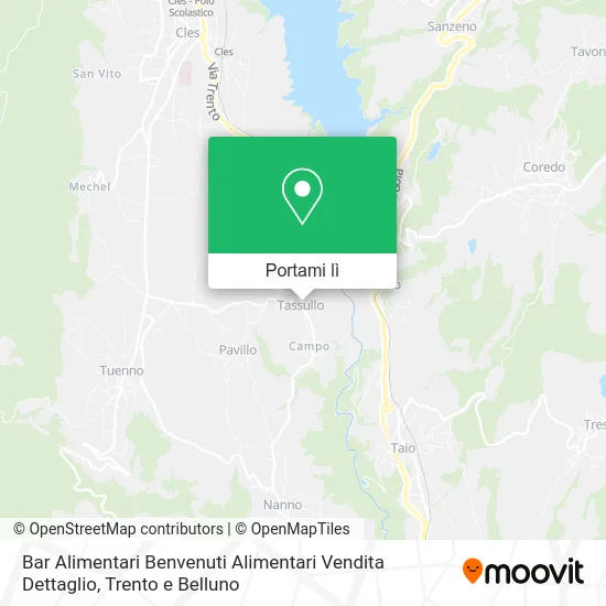 Mappa Bar Alimentari Benvenuti Alimentari Vendita Dettaglio